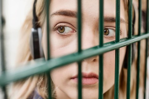 Young blonde woman