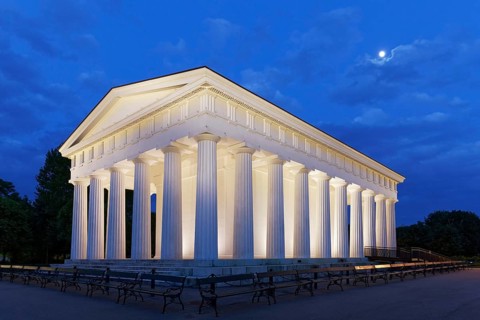 Theseus temple in Volksgarten