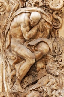 Mythological figure on the portal