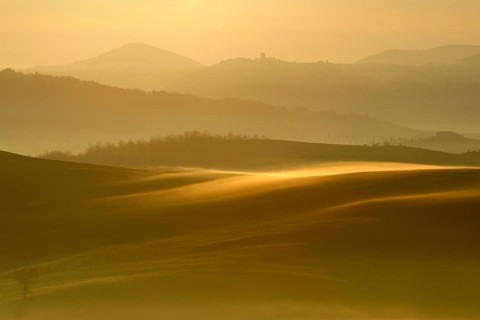 Morning atmosphere in Tuscany