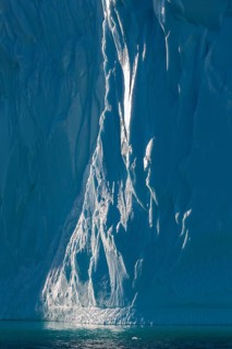 Wall of an iceberg