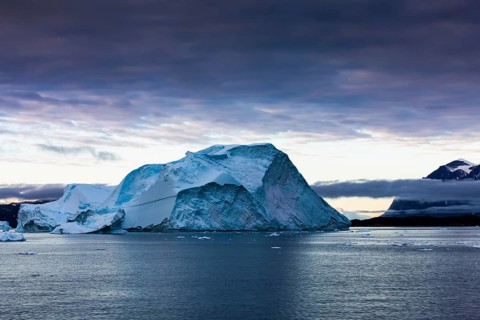 Iceberg at dawn