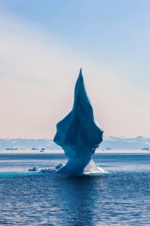 Striking iceberg