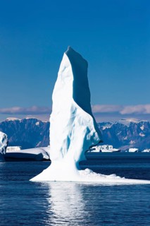 Striking iceberg