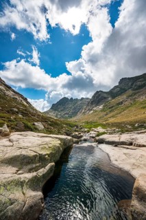 Pool in the mountains