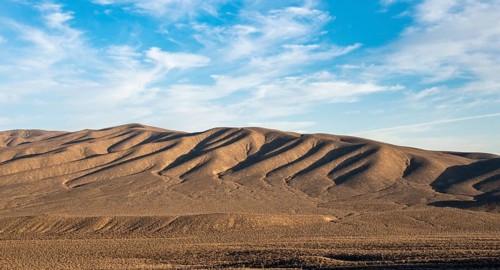 Bare mountains
