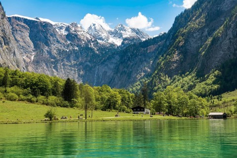 View of the Salet-Alm with Obersee