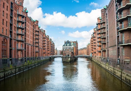 View from the Poggenmuhle bridge
