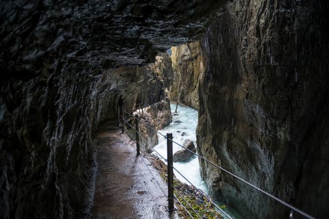 Way through The Partnach Gorge