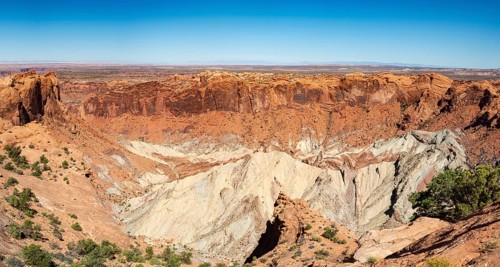 Sandstone crater