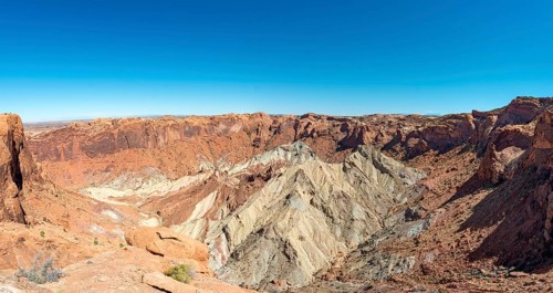 Sandstone crater