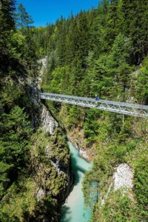 Bridge over Leutasch Gorge