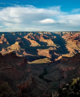 Canyon Landscape in the Evening Light