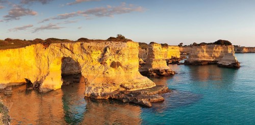 Rugged cliffs