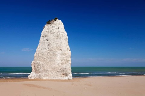 Pizzomunno limestone rock