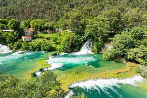 Mill at Skradinski Buk Waterfall
