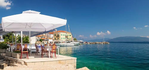 Restaurant by the sea