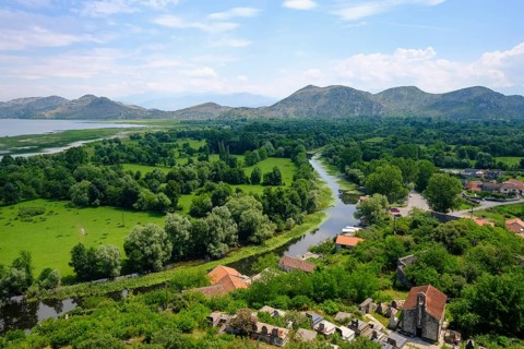 View from fortress Zabljak Crnojevica