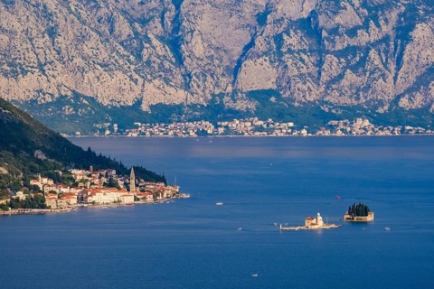 Perast and islands of Sveti Dorda and Gospa Od Skrpjela