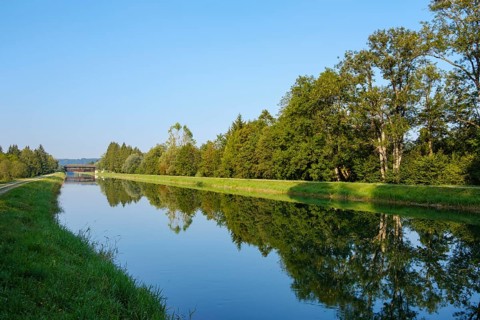 Isar channel in Aumuhle