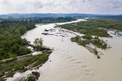 Isar at high water