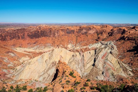 Sandstone crater