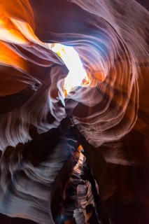 incidence of light in Sandstone Canyon