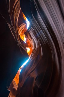 incidence of light in Sandstone Canyon