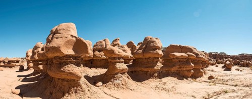 Eroded hoodoos