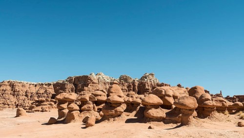 Eroded hoodoos