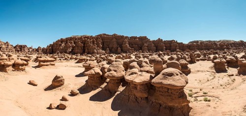 Eroded hoodoos