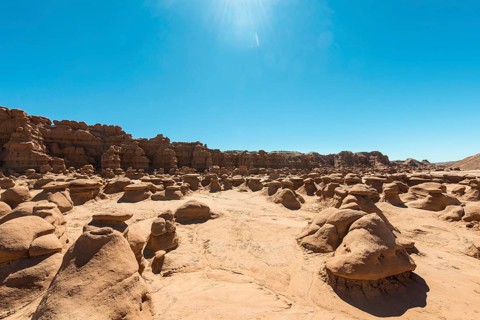 Eroded hoodoos