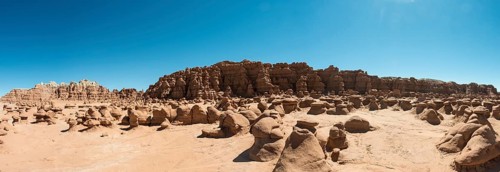 Eroded hoodoos