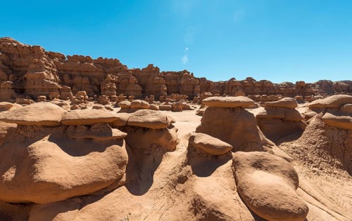 Eroded hoodoos