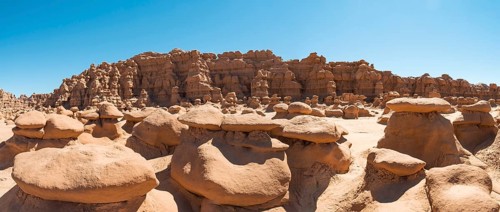 Eroded hoodoos