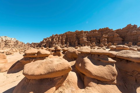 Eroded hoodoos
