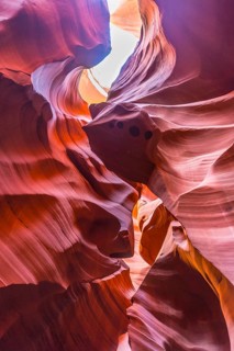 Colourful sandstone formation