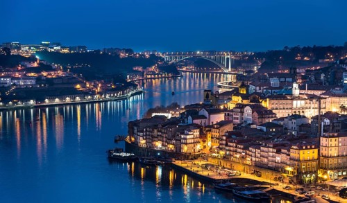 View over Porto with River Douro