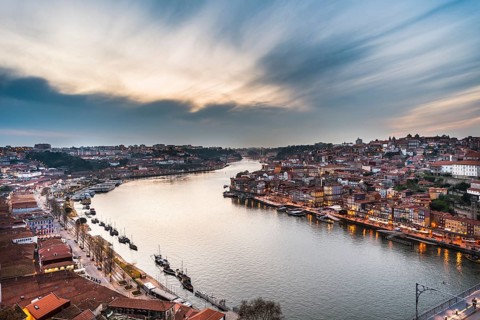 View over Porto with River Douro