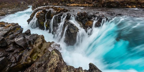 Hlauptungufoss Waterfall
