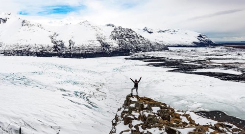 Skaftafellsjokull glacier