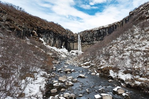 Svartifoss Waterfall