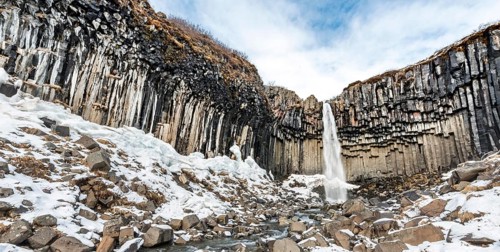 Svartifoss Waterfall