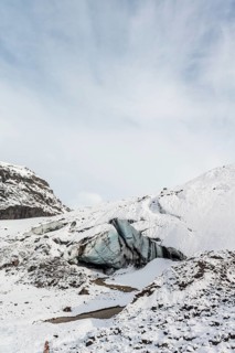 Glacier snout