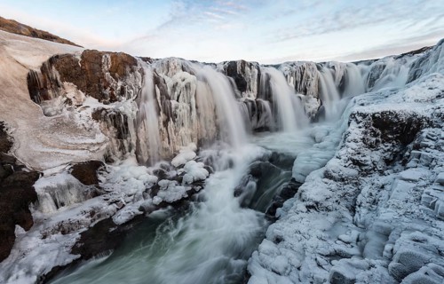 Kolugljufur Waterfall