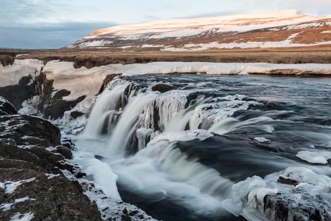 Kolugljufur Waterfall