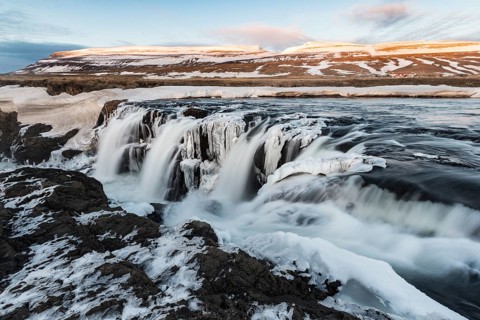 Kolugljufur Waterfall