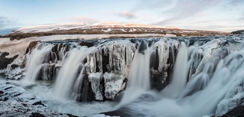 Kolugljufur Waterfall