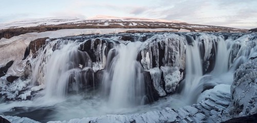 Kolugljufur Waterfall