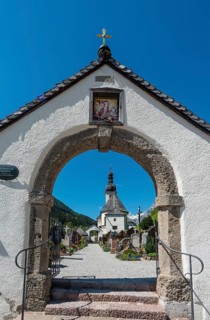 Archway to cemetery
